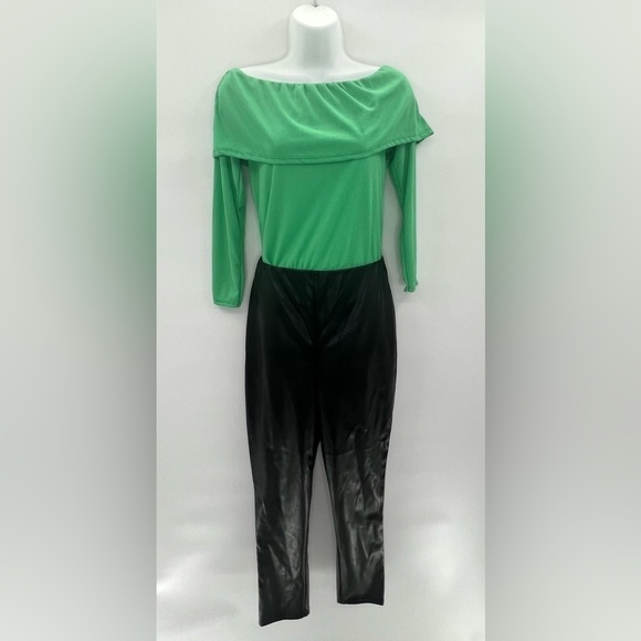 BOOHOO OFF THE SHOULDER RIB KNIT BODYSUIT NWT SIZE 14 - Picture 1 of 6